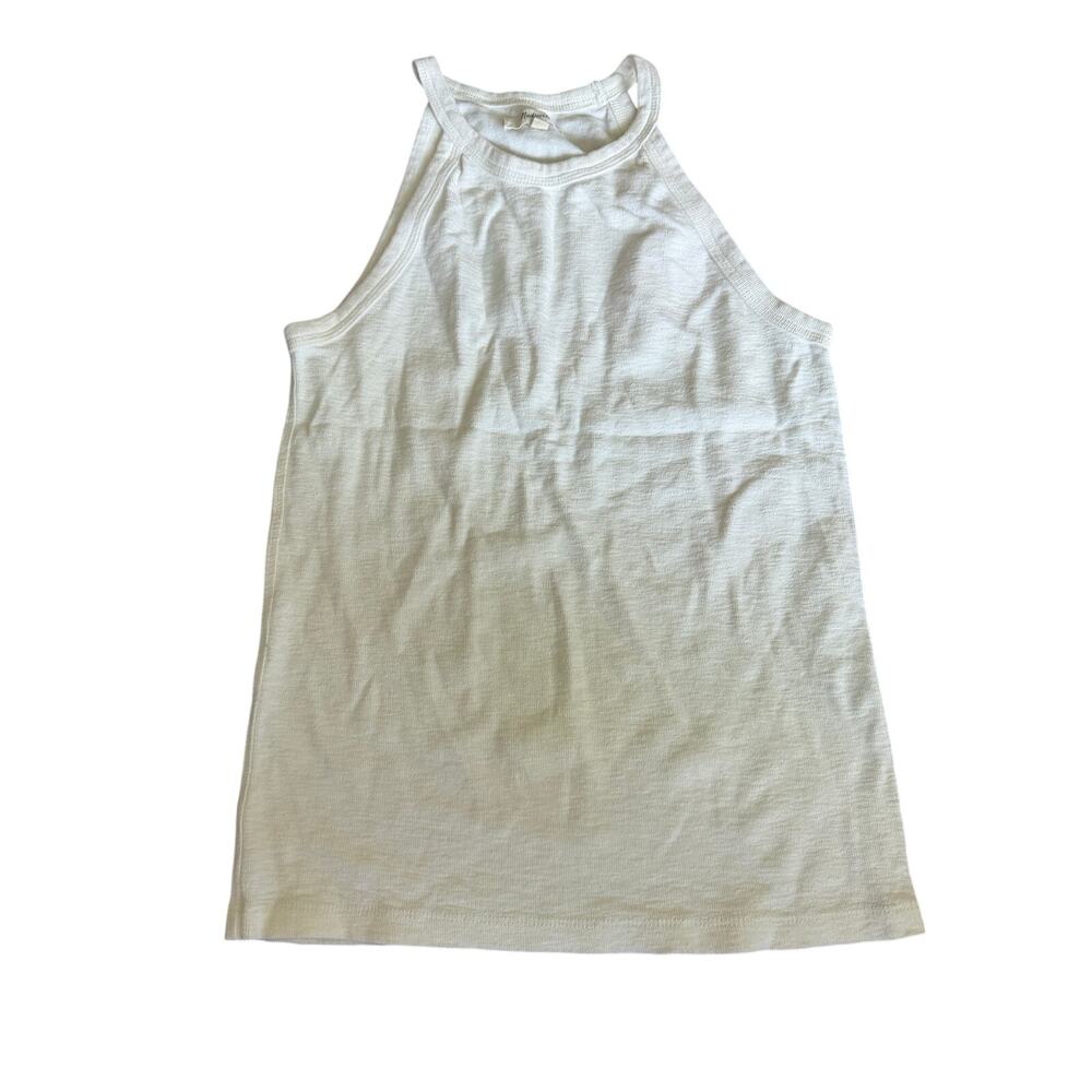 Madewell basic white tanks small set of two